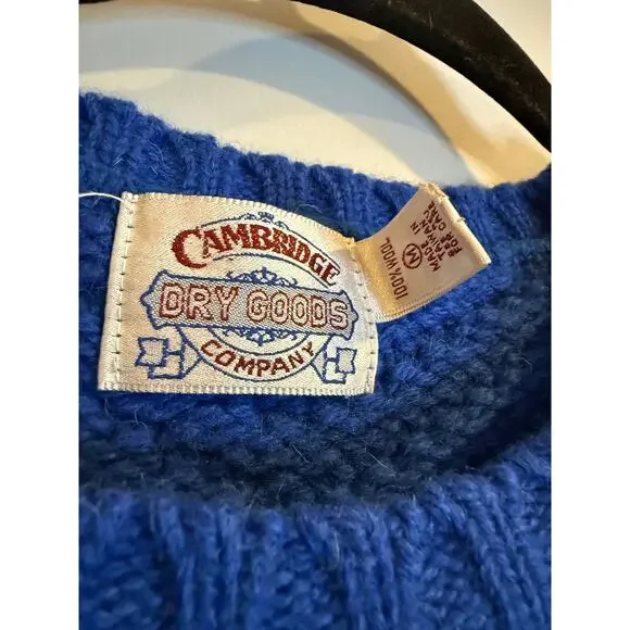 Cambridge Dry Goods Company Cable Knit Sweater | Size Medium - Picture 3 of 4
